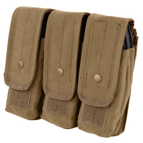 Condor Elite MA33-498 Triple Ar/Ak Mag Pouch Coyote Brown