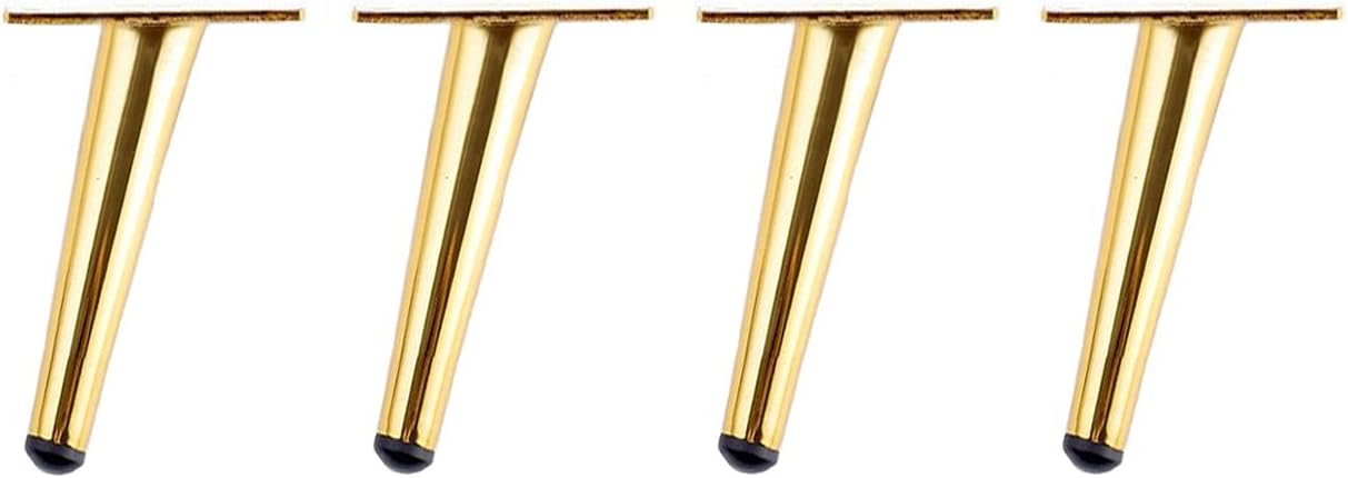 北欧スタイル アイアン脚 4本セット シャープ スチール 家具 脚 Diy 耐久 取り替え 交換 ソファー 斜め足 ゴールド 12cm ベッド お礼や感謝伝えるプチギフト キャビネット