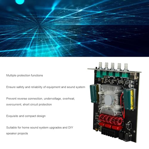 Module de caisson de basses TDA7498E ZK HT21 2.1 : stoppez les coupures avec sa connexion sans fil