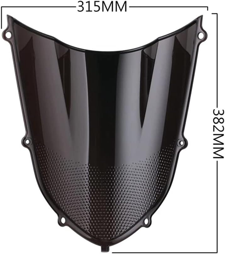 Plastic Windshield Injection Windscreen Fit For Kawasaki 2004-2005 ZX-10R Ninja 04 05 ZX10R Motorcycle Screen Protector Black