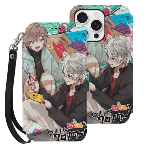 iPhone 16 Pro ��p�P�[�X �蒠�^ ���킢���A�j���� VTuber �ɂ� ���t �� �X�}�z�P�[�X �y�Ռ��z������TPU�f�� �S�ʕی�z ���z�^ IPhone��p�P�[�X/�J�o�[ �D/�J�[�h���[ ���u��/�X�^���h�@�\ �y�� �Ռ��z�� �����Y�ی� �w