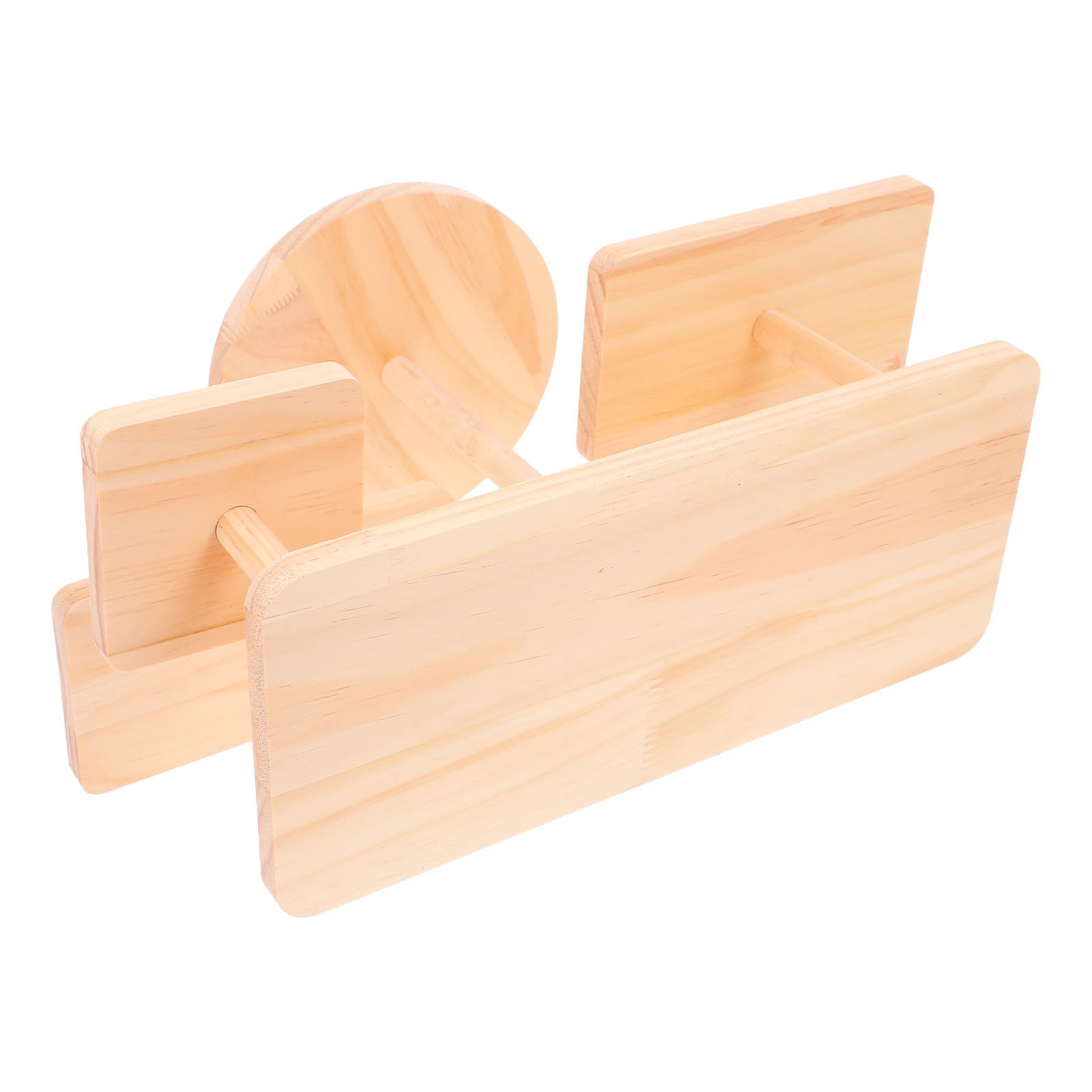 Elevador de madera de 5 niveles para mesa de dulces en salones