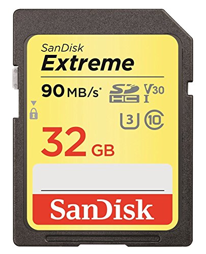 SanDisk TfBXN Extreme SDHC 32GB UHS-I U3 V30Ή R:90MB/s W:40MB/s COe[ SDSDXVE-032G-GNCIN [sAi]