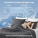 Amélie Home Elegant Pintuck Cooling Comforter, King Size, Cooling Blanket for Hot Sleepers, Lightweight Summer Bedding with Q-Max 0.45 Cooling Fabric, Cold Blanket, 106''x90'', Charcoal Grey