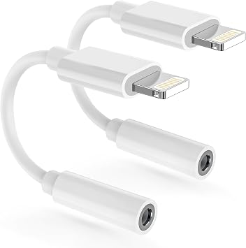 Apple MFi  Lightning - 3.5mm DAC Hi-Fi AUX iPhone 14/13/12/11/X/XS/XR/8/7 iPad iPod  -   Aux       2