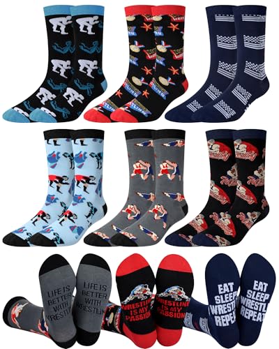 Jamntower 6 Pairs Novelty Sports Socks