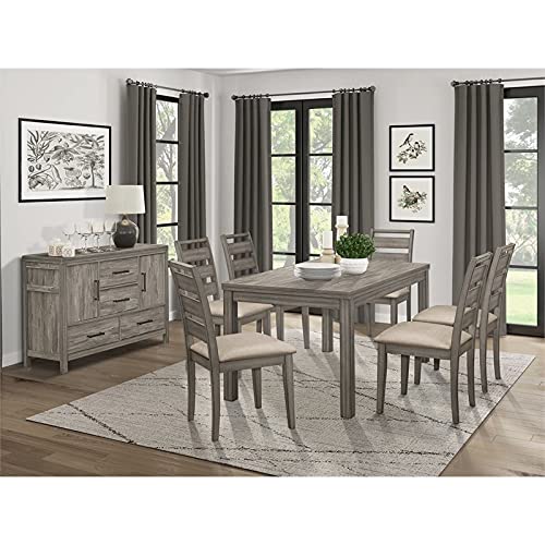 Homelegance Lexicon Bainbridge 64" Transitional Wood Dining Room Table In Weathered Gray #TOP1