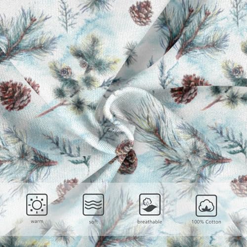 Boys' Exclusive Briefs Toddler Underwear 95% Combed Cotton Boxerbriefs 2T Pine Cone Pattern 433