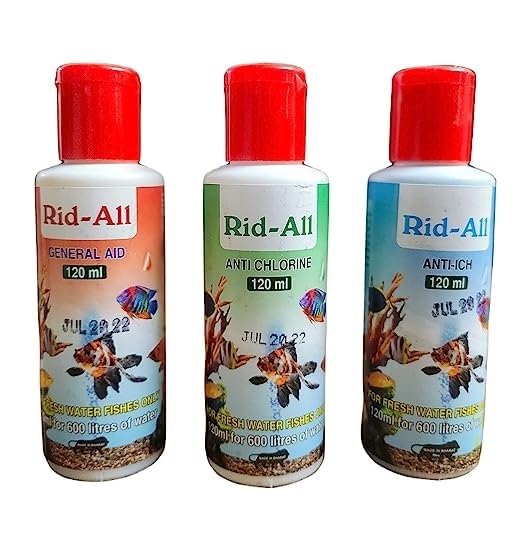 Rid-All Anti Itch 1000ml Aquarium Water Medicine Fish Medicines 1 Liter Anti ich Tank Cleaner120ml (ANTI ICH,ANTI CHLORINE,GENERAL AID) (B0CD2J5NZP) Amazon Price History, Amazon Price Tracker
