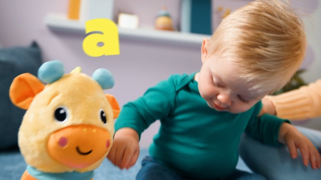 Amazon.com: Bright Starts Chat & Cuddle Giraffe Musical Plush with