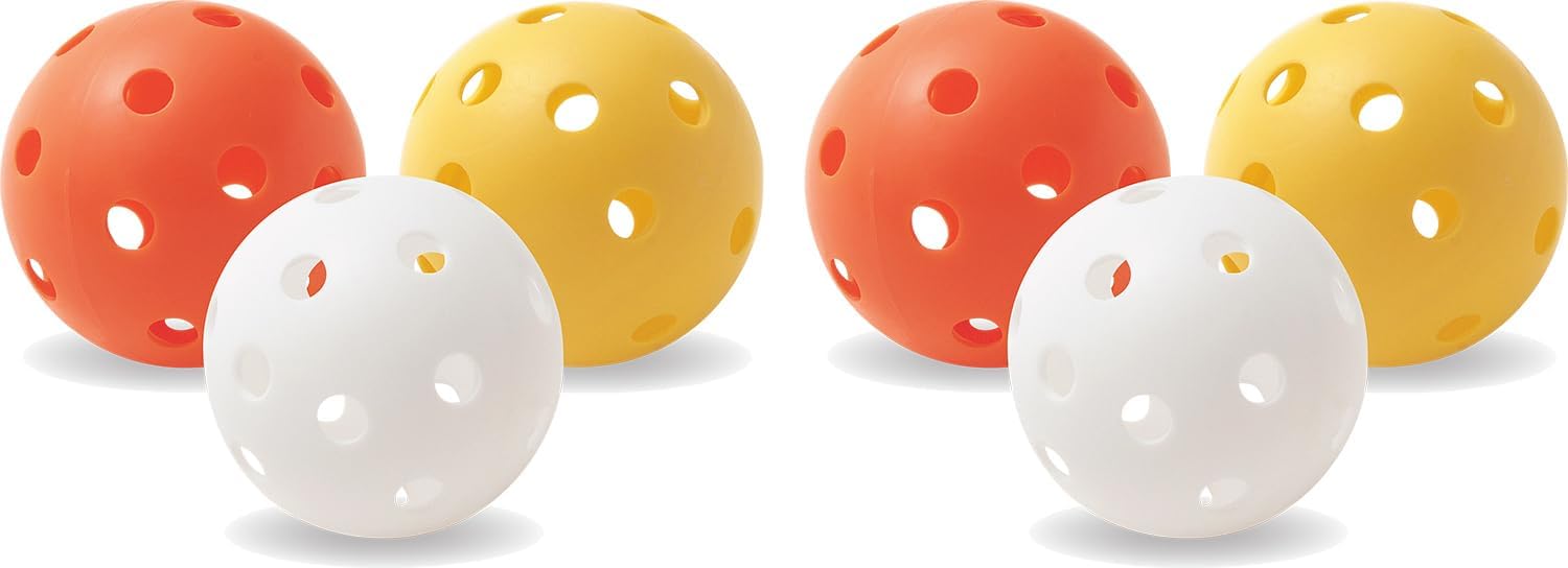 Unix BX18-24 Baseball Practice Goods Training Balls, Perforated Balls, Super Hit Ball, Set of 3, Set of 2