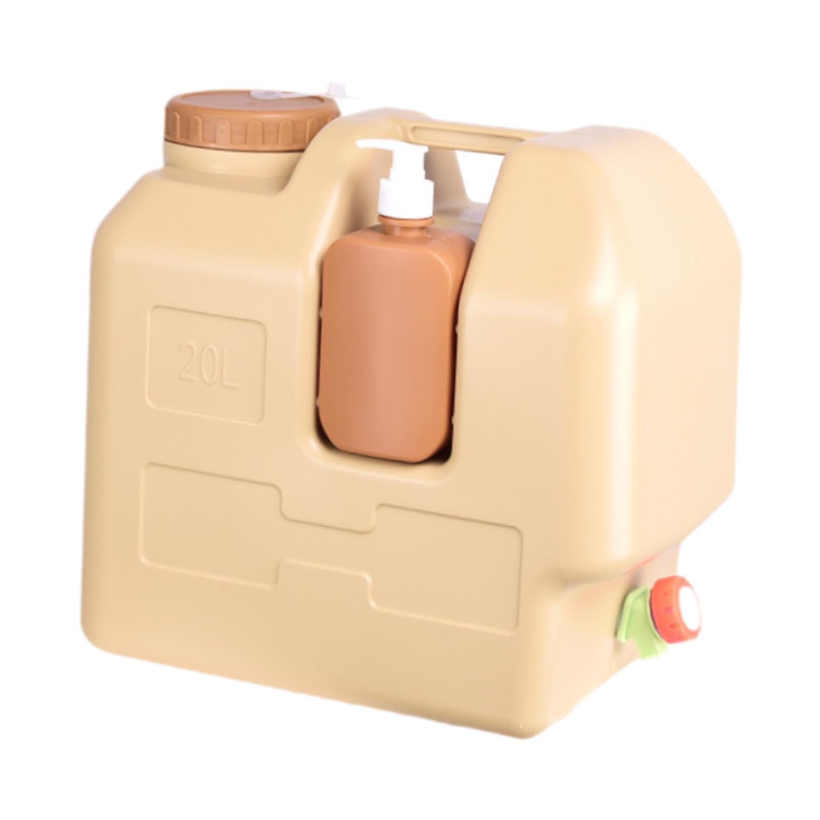 Sharplace 20L Wasserbehälter Wassertank mit Zapfentrinkbehälter bequemer großer Träger mit Griff für Grillnotfall