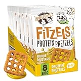 Lenny & Larry's -Protein Pretzels (8x85g) Boujie Mustard – Saveur moutarde avec 20 g d...