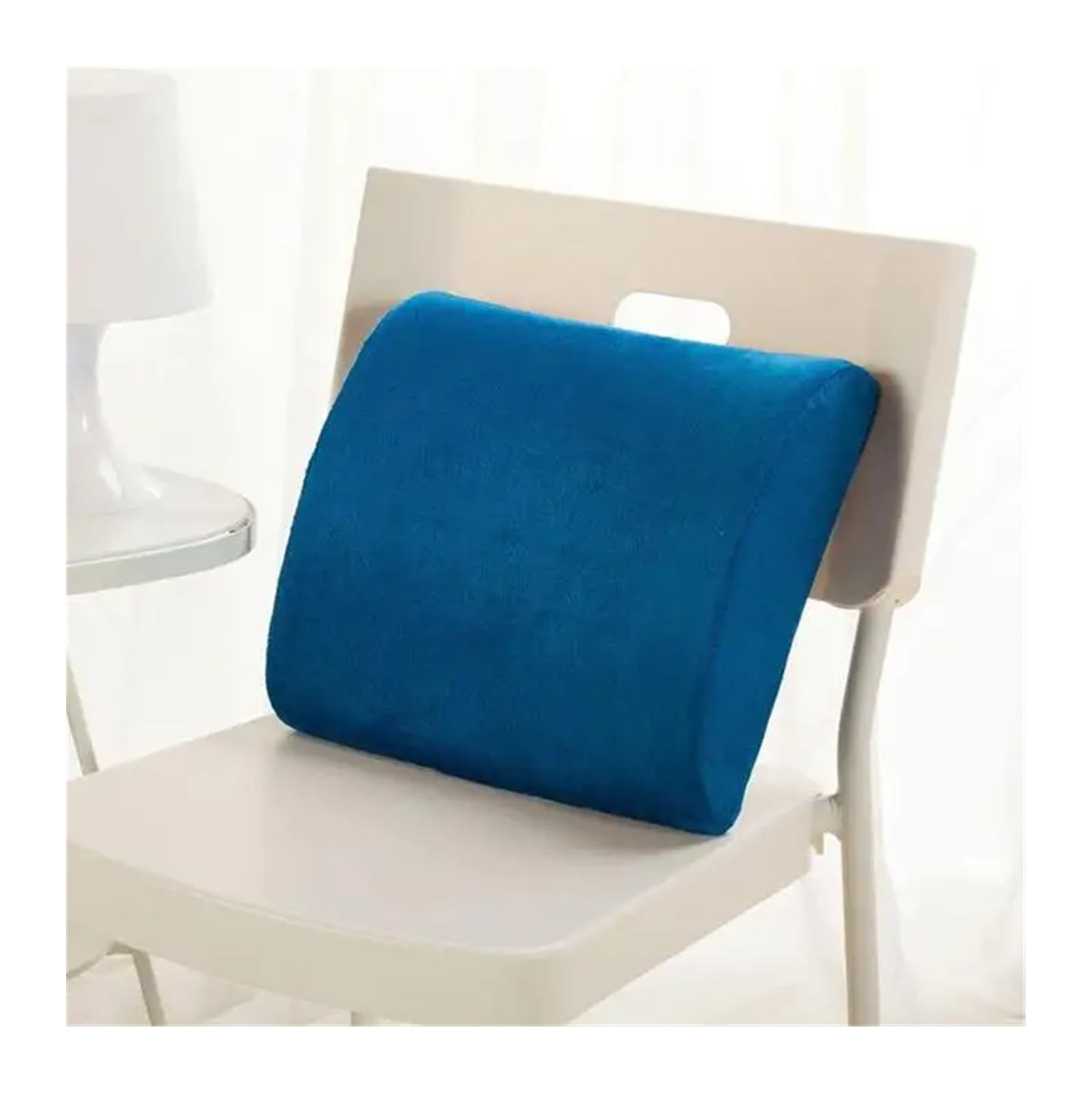 Cuscino per sedia, cuscino a lento ritorno elastico con supporto lombare, set per sedia da ufficio/casa, cuscino in memory foam con fibra di bambù, cuscino per schienale e cuscino per sedile auto (Co