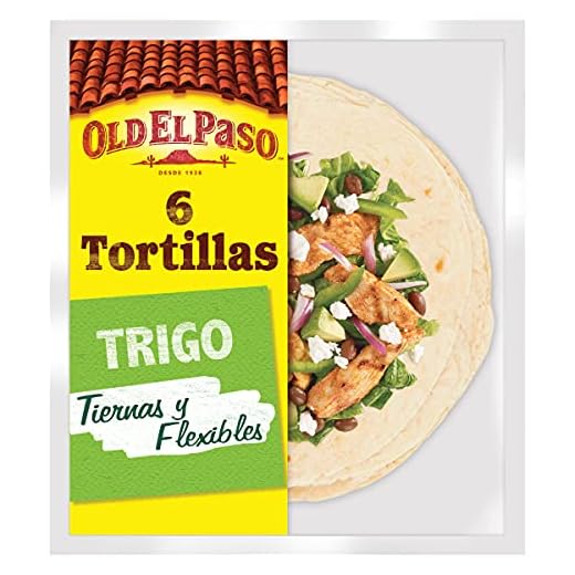 OLD EL PASO tortillas de trigo bolsa 6 unidades 244 gr