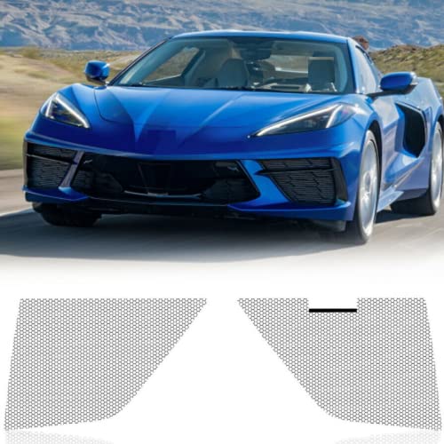 Corvette C8 Radiator Mesh Grill Insert Covers fit 2022 2022 2022 (2 Piece Set)
