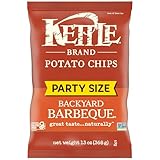 Kettle Brand Potato Chips, Backyard Barbeque Kettle Chips, Party Size, 13 Oz