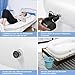 Medical Inflatable Bathtub,Shower Bath Basin Kit, PVC Portable Bathtub with Electric Air Pump,Portable Bathtub Wash Full Body in Bed Bath,for Elderly (White)