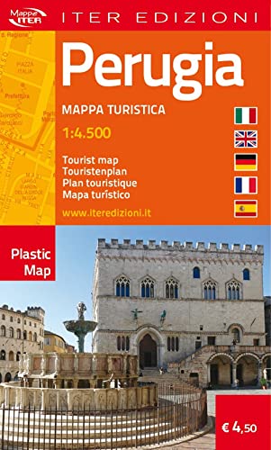 Perugia. Pianta Turistica 1:4.500