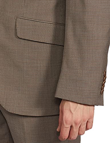 Image of Raymond Wool Men's Full Sleeve Contemporary FIT Dark Brown Formal Suit