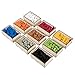 The Broken Token Terra Mystica Compatible Game Organizer - Wood Storage Box with Multiple Trays