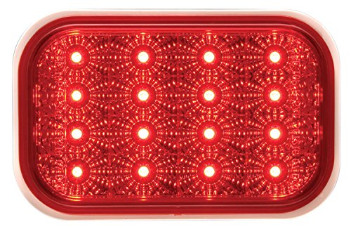 Optronics STL35RBP Red Lens Miro-Flex Rectangular LED Stop/Turn/Tail Light