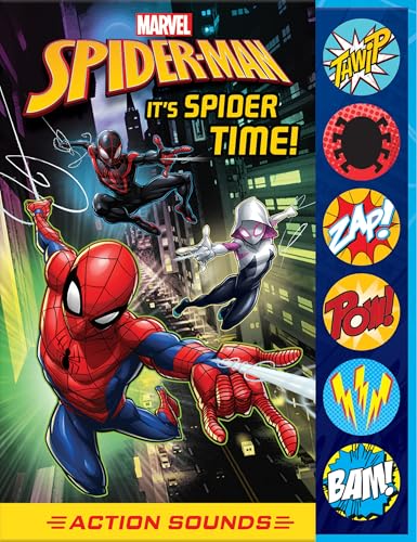 Marvel Spider-Man Spider-verse - It's Spider Time! Action Sound Book - Includes 4 Action Packed...