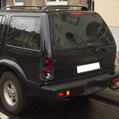 Spec-D Tuning Black Housing Clear Lens Tail Lights Compatible With 1998-2001 Ford Explorer, Left + Right Pair Assembly #TOP1