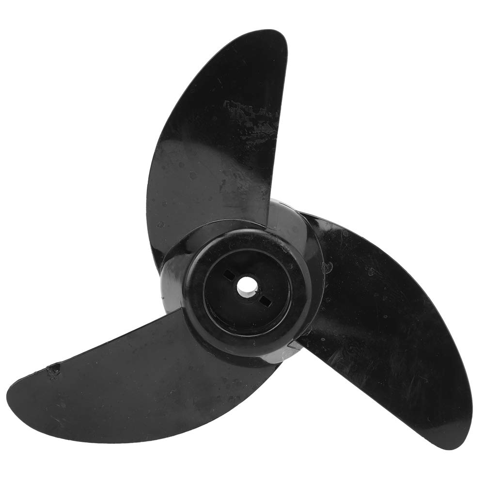 Alomejor Hélice de Moteur électrique à 3 Pales avec économiseurs D'Hélice et Adaptateur pour Bateaux Marins et Hélice de Pêche