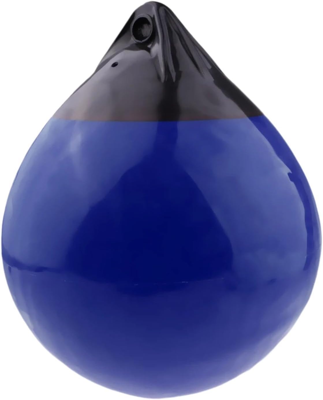 Round Boat Fender Buoy Ball PVC Lightweight Multipurpose with Eyelet for Yachts Marinas 11.8x13.8inch Anchor Float Buoy Blue - Image 1 of 7