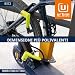 urban UR469Y Lucchetto Antifurto Bici Pieghevole + Porta Accessori, Catena Compatta Resistente...