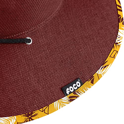 Image of FOCO Washington Commanders NFL Team Color Straw Hat