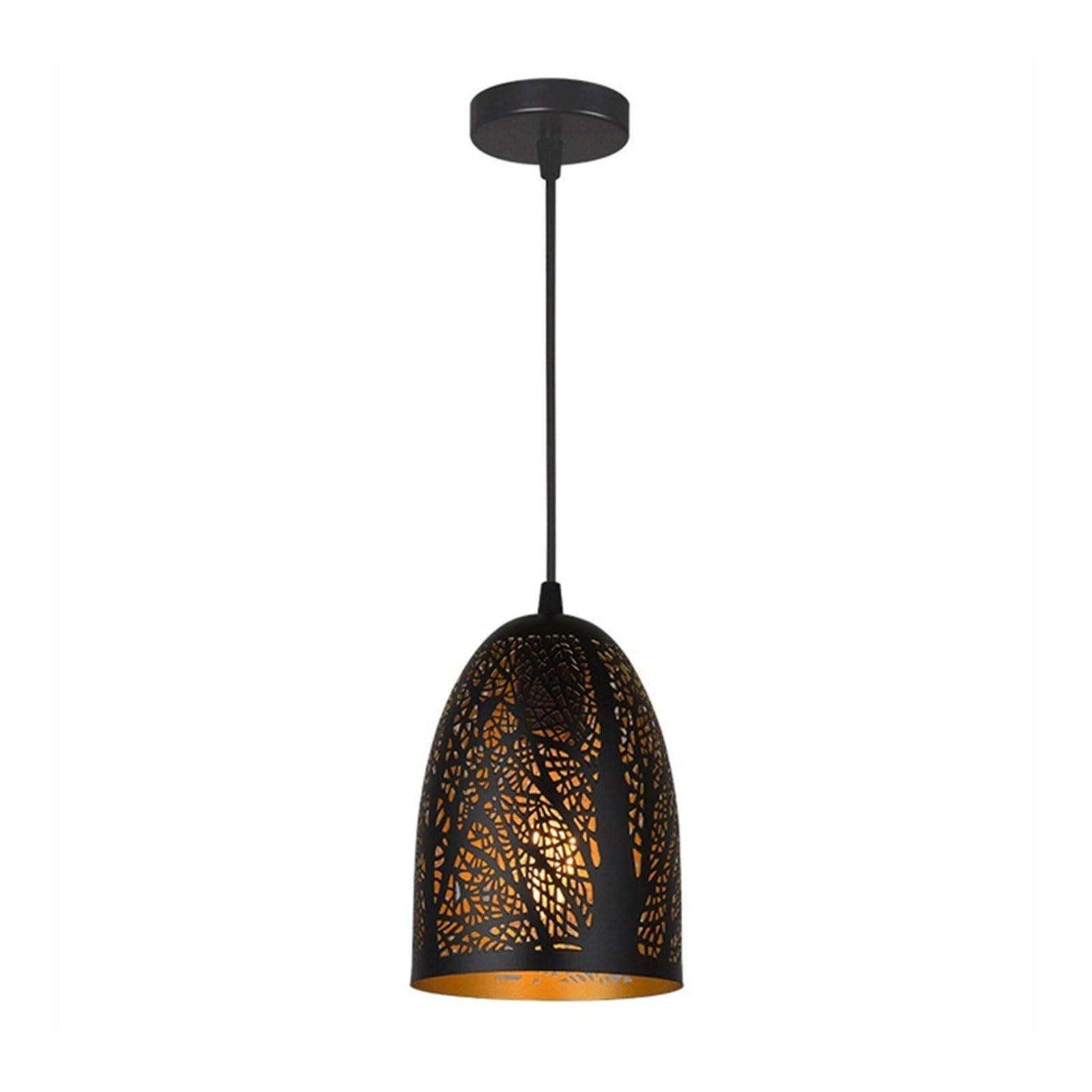 Suspension moderne et rétro en fer luminaire décoratif intérieur e27