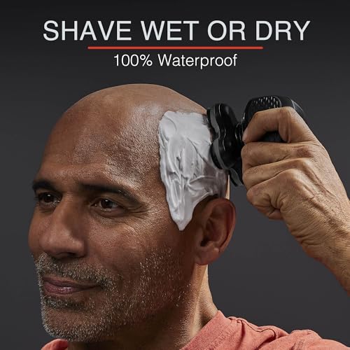 Image of Remington XR7000 Balder Pro Rotary Shaver Rechargeable Waterproof Electric Razor for Men Cordless Lithium Power 5 Dual Track Flexing Heads and Pop-Up Trimmer Black (Pack of 2)