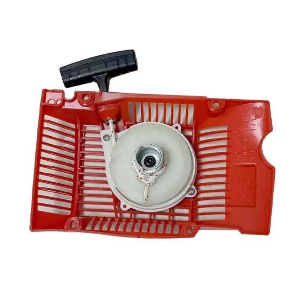 Conjunto de Arranque de Retroceso Apto for Motosierra 61, 261, 262, 268, polea de rebobinado, Cuerda de Agarre, Piezas de Repuesto de Cubierta Lateral