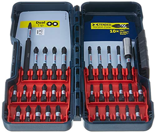 Bosch sbid32 impact tough screwdriving bit set (32 piece)