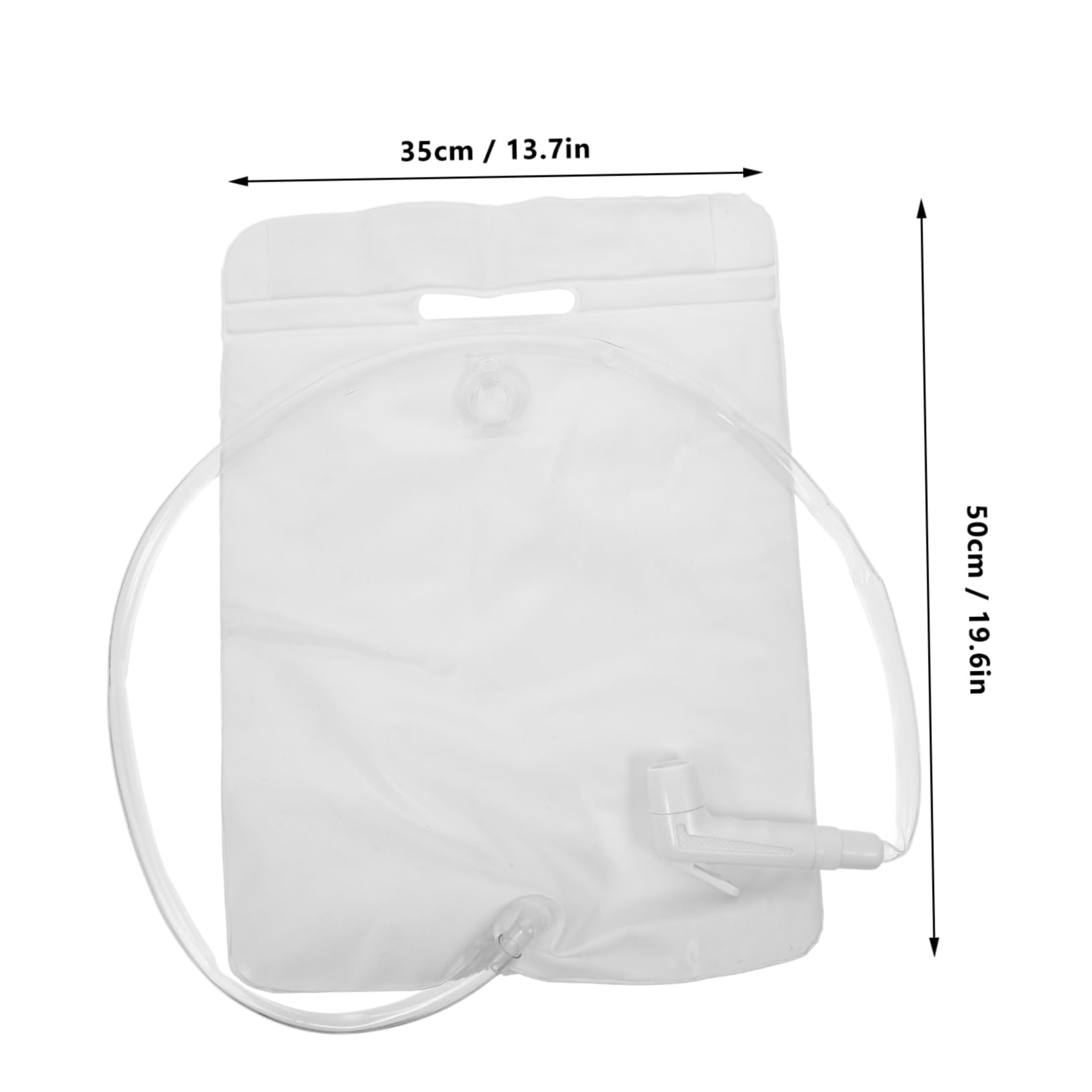 Ipetboom Outdoor Portable Shower Bag Capacity Camping Showers with Water Tube for Easy Use for Hiking Trekking and Emergency Water Source