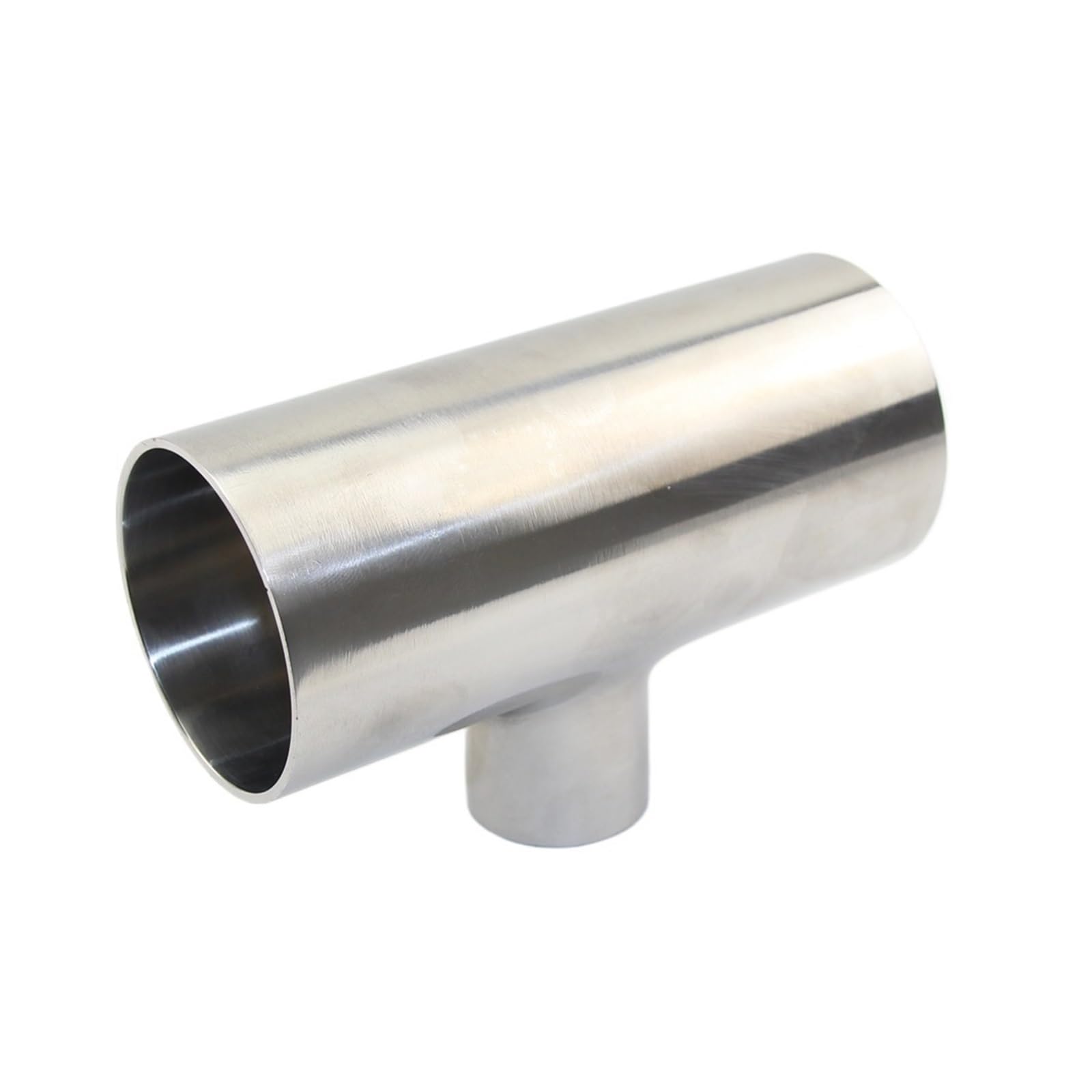 Geschweißtes T-Stück aus Edelstahl 304, T-förmige Rohrverbindungsstücke, hochglanzpoliertes T-Stück-Reduzierstück, Größe 19–108 mm(102 x 89 x 2mm)