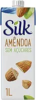 Silk - Bebida Vegetal Amêndoa, Sem Açúcar, 1L