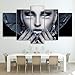 Produktbild Leinwanddruck Poster Wohnzimmer Home Decor 5 Stück Beauty Salon Malerei Nagel Sexy Frau Lippen Maniküre Bilder Modulare Wandkunst + Leinwanddruck Poster Wohnzimmer Home Decor 5 Stück Beauty Salon