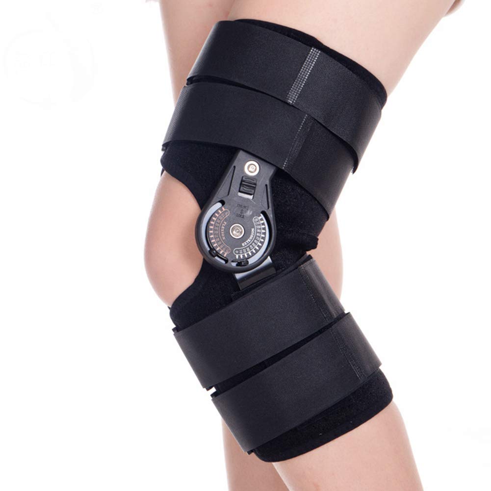 Amazon.co.jp: 膝サポート、角度調節可能な膝ブレースラップ