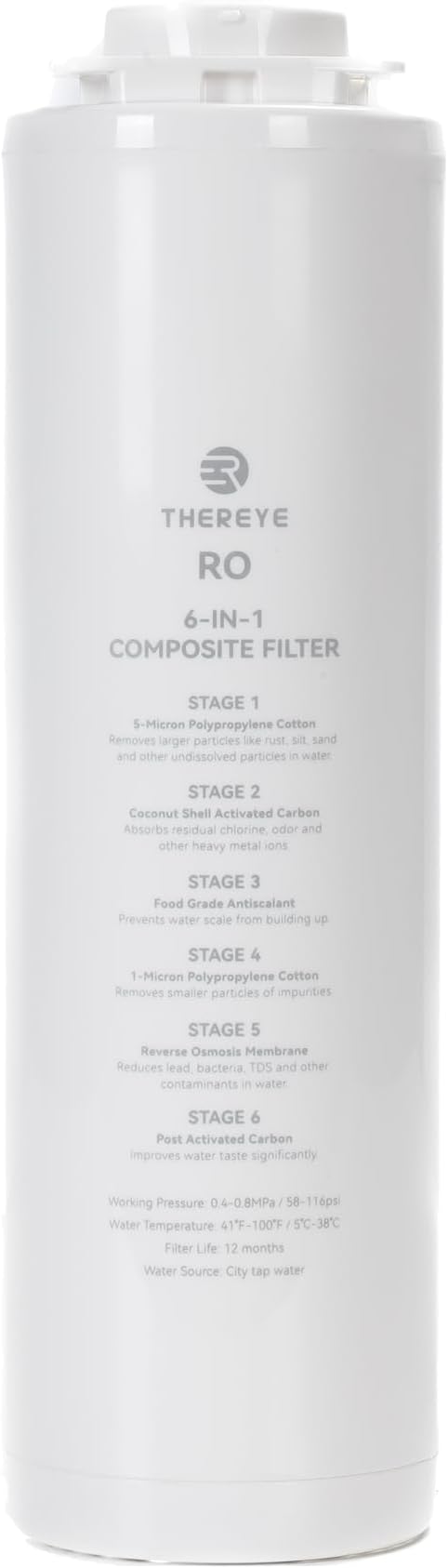 Thereye 6-in-1 RO Water Filter Element for WP01