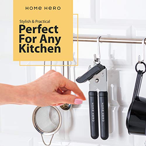 image for Home Hero Stainless Steel Can Opener Manual Smooth Edge Can Opener Smo
