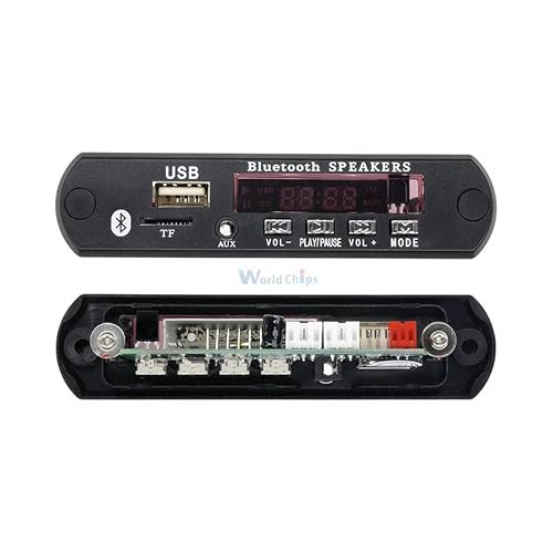 Car Bluetooth Mp3 Sound Card Decoder Board 12V Aux Bluetooth Module Mp3 Player With Remote Control Usb Fm Aux Radio For Car #TOP3