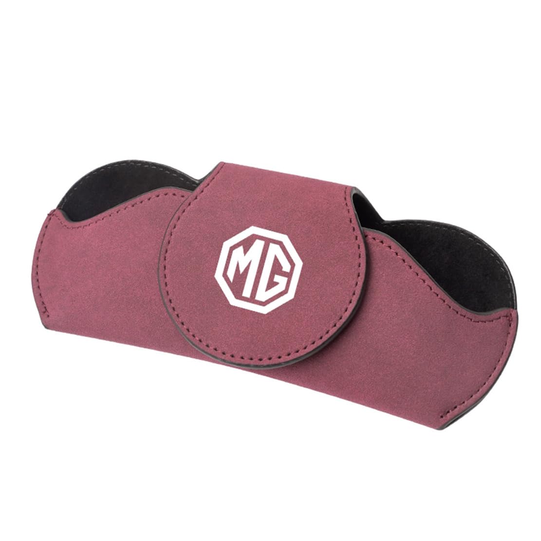 Auto-Brillenetui,Kompatibel mit MG,Auto-Sonnenbrillenhalter Clip,A-Red