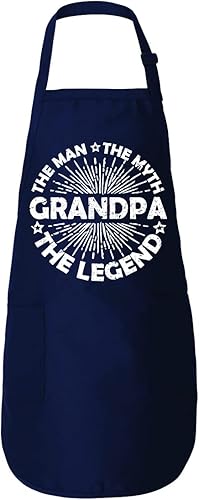 Miniatura 9 de Wild Bobby Grandpa Man Myth Legend - Delantal gráfico para cocina, barbacoa, cocina, cocina, parrilla, cocina, con bolsillos