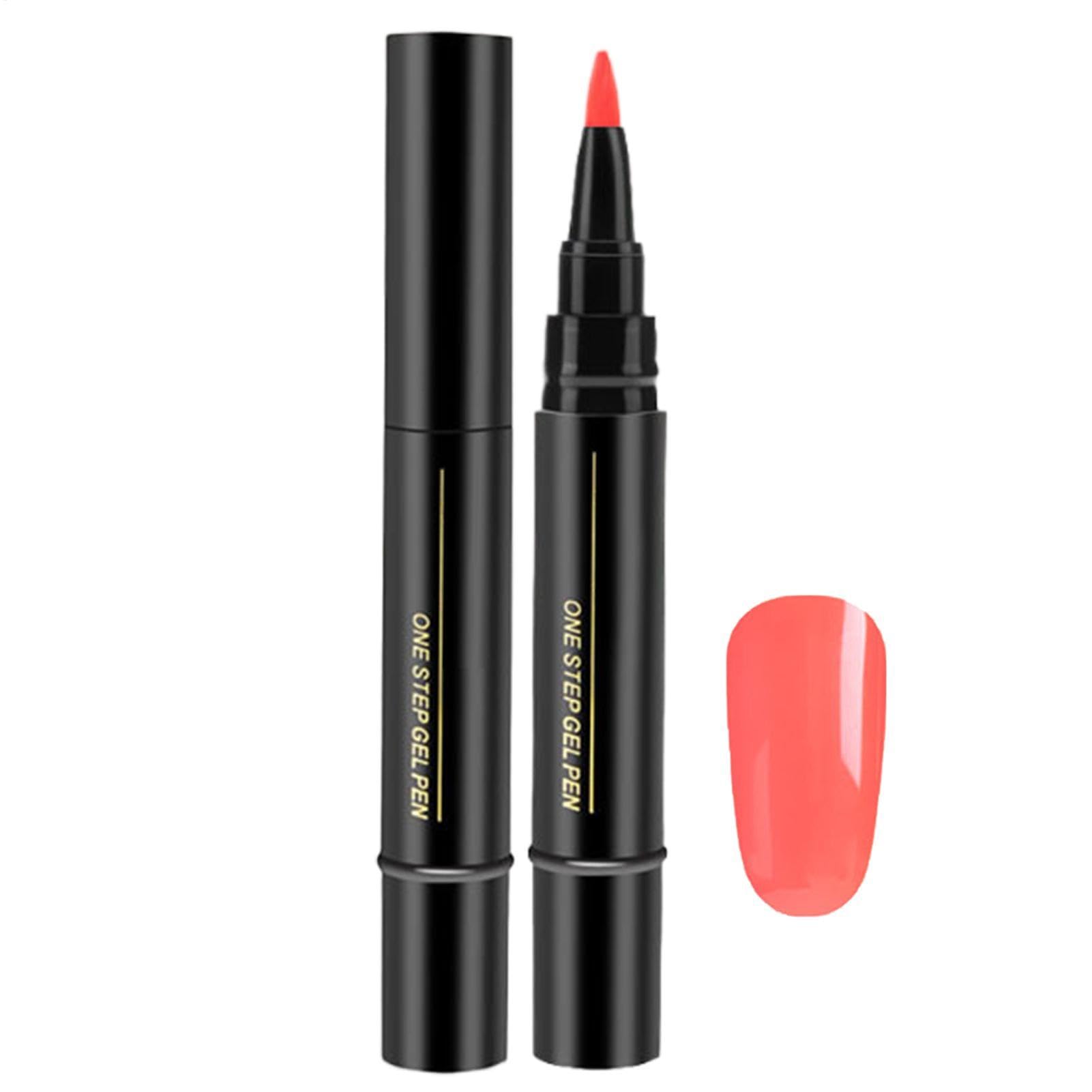Nagellackstift Schnelltrocknend - Rosa Rot Nude Nagellack Wasserbasis | Wasserbasis Schnelltrocknender Nagelack Pen Langhaltender - Nagellackn Stift Für Nägel Ohne UV, Flüssiger Strich Für Anfänger