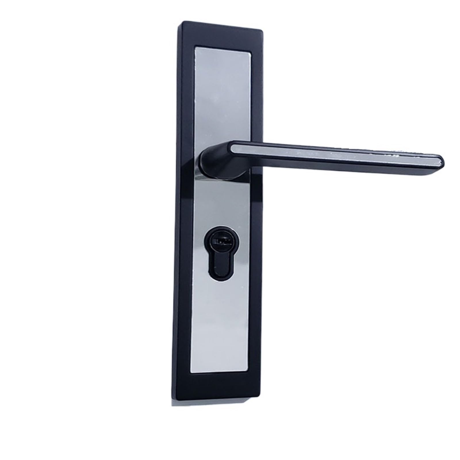 Aepqbgqj One Color Black Zinc Alloy Simple Magnetic Silent Split Lock Bedroom