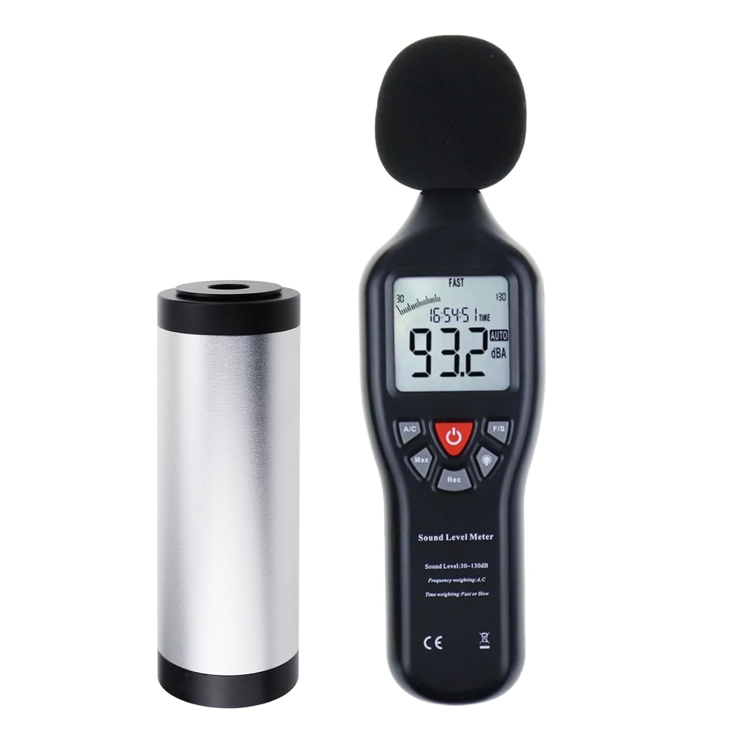 Decibel Meter, Digital Sound Level Meter Portable Sound Calibrator SPL ...