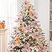 Thiccywoov 10 Pcs Large Gingerbread Poinsettia Christmas Decorations 9.8